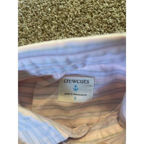 Crewcuts Boys Striped Button-Up Shirt Size 8 Long Sleeve Casual - Picture 6 of 6